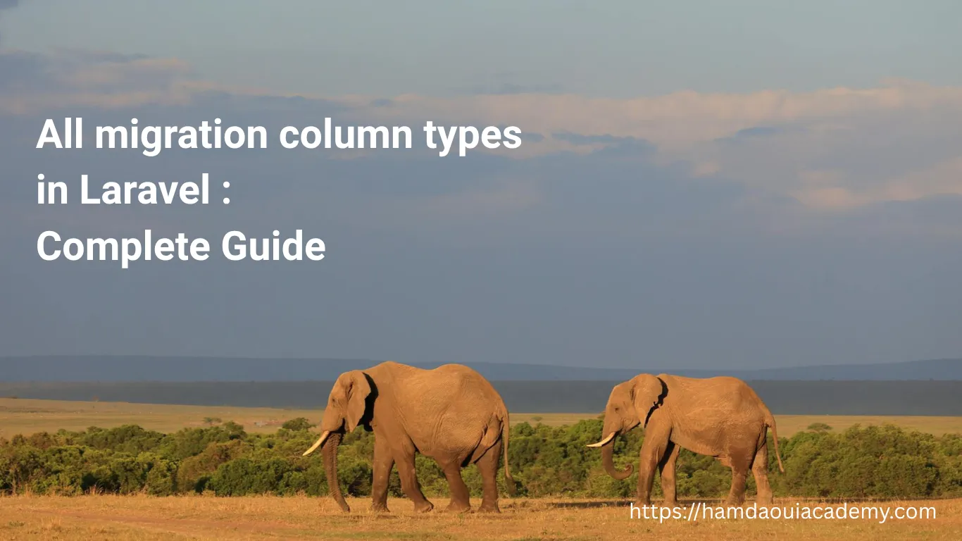All Migration Column Types in Laravel : Complete Guide