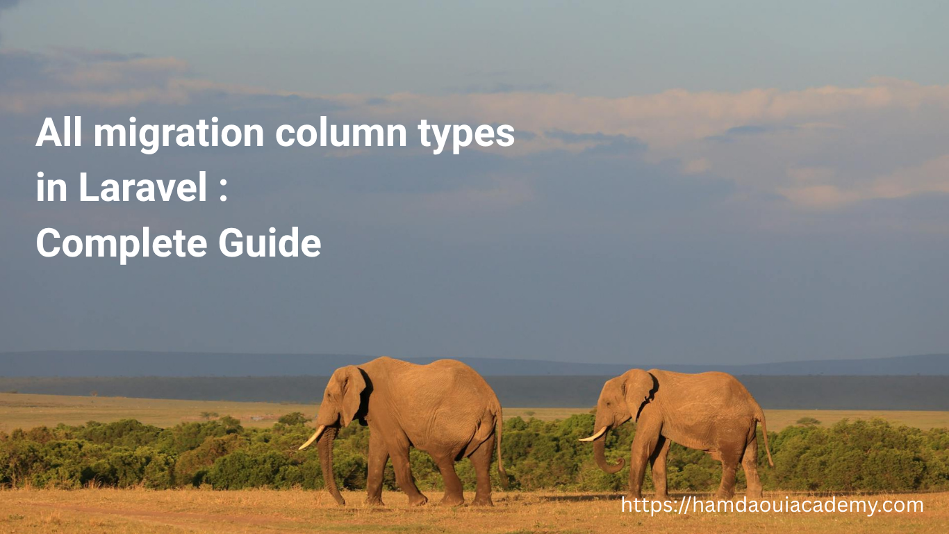 All Migration Column Types in Laravel : Complete Guide